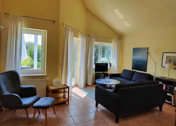 6 Personen Mit Privatem Bootsteg, Direkter Seelage, Kanu, Sauna Und Badewanne In * Otterndorf