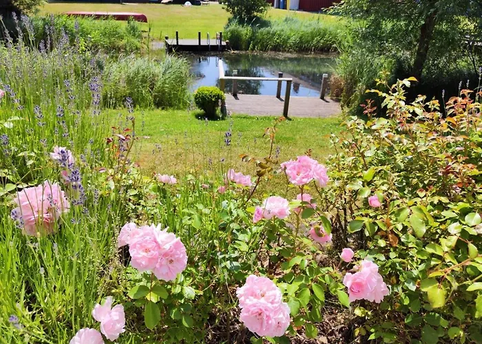 6 Personen Mit Privatem Bootsteg, Direkter Seelage, Kanu, Sauna Und Badewanne In Hébergement de vacances